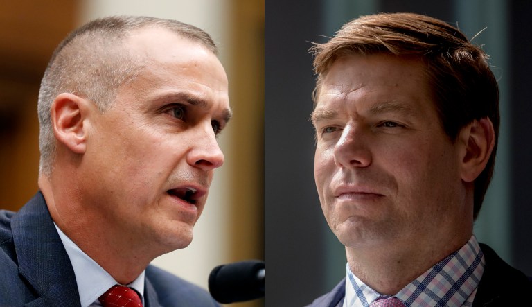 California Rep. Eric Swalwell and former Trump campaign manager Corey Lewandowski