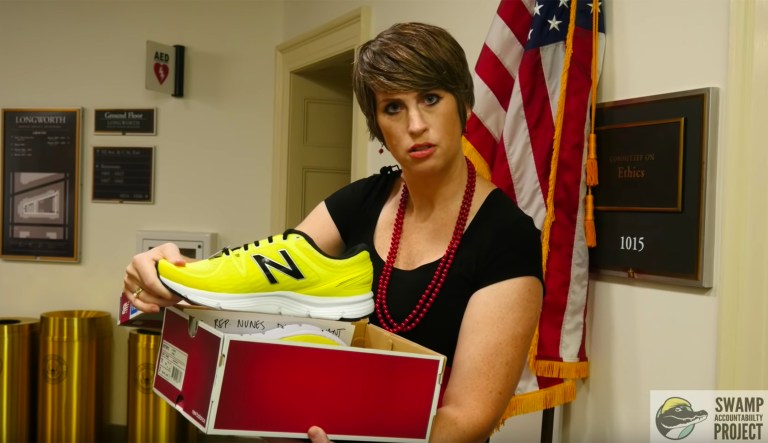 Running shoes delivered to Devin Nunes to ‘keep him comfortable while evading questions’