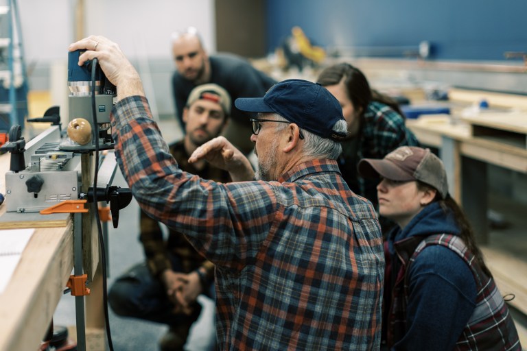 The workshop at the College of St. Joseph the Worker in Steubenville, Ohio