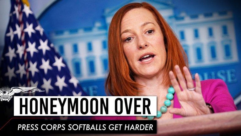Honeymoon over: Press corps softballs get harder