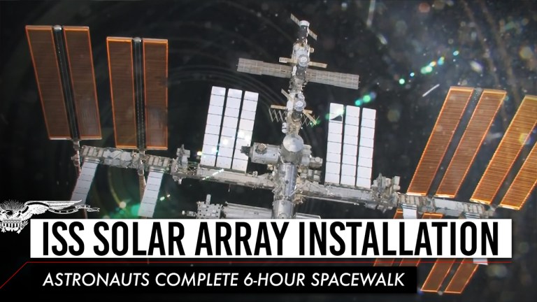 ISS Solar Array Installation