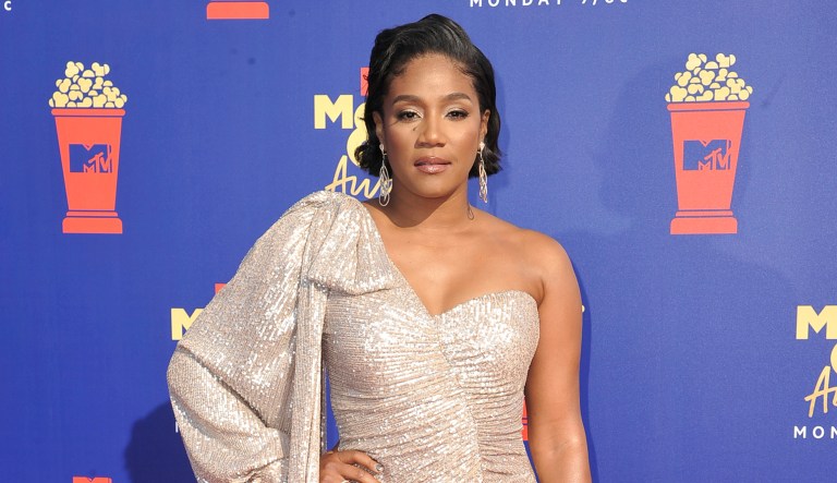 Tiffany Haddish arrives at the MTV Movie and TV Awards on Saturday, June 15, 2019, at the Barker Hangar in Santa Monica, Calif.