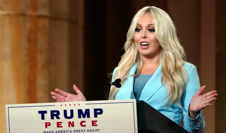 Tiffany Trump makes a much better case for the president than her brothers do