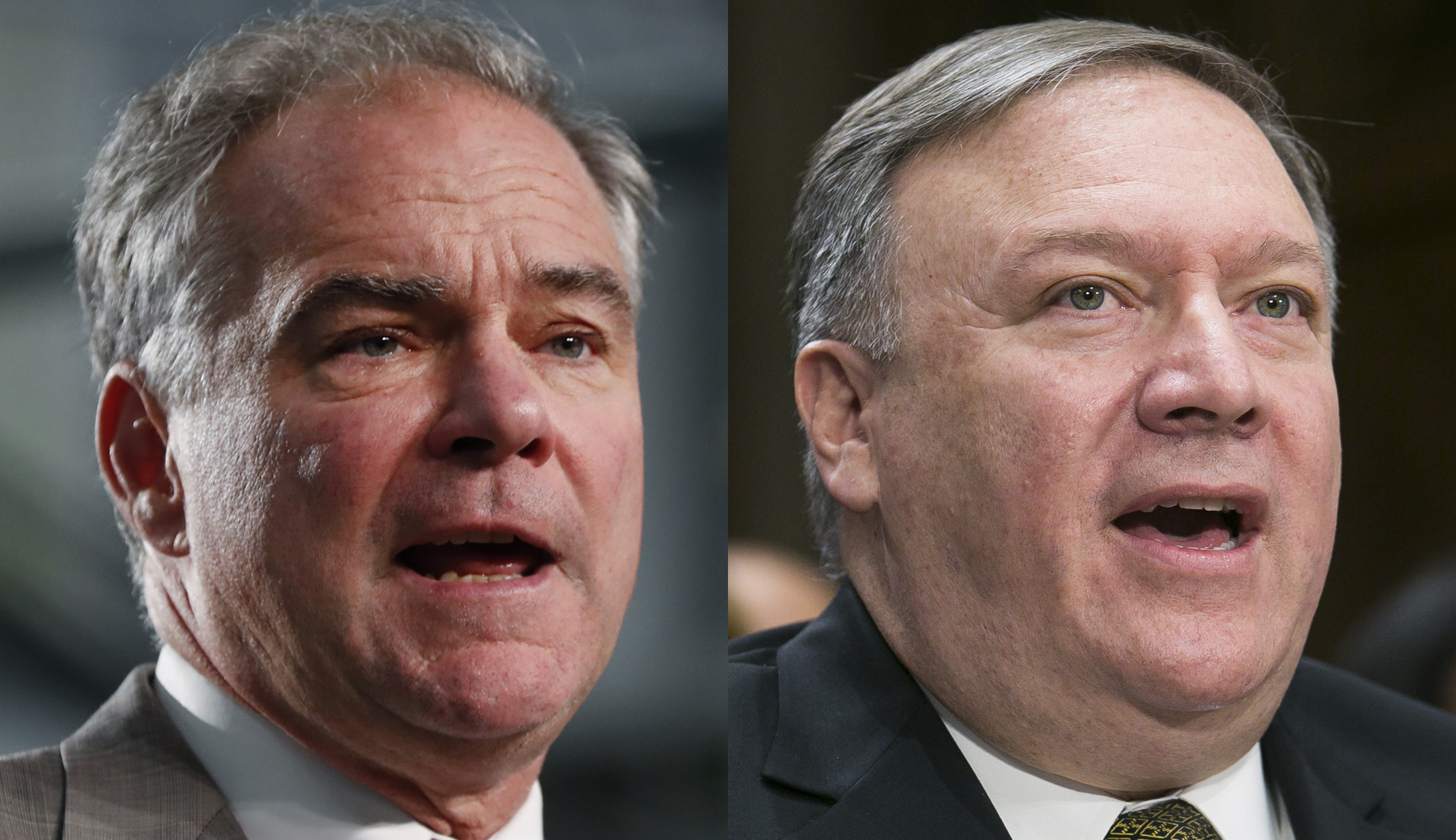Tim Kaine won’t vote for Mike Pompeo as secretary of state