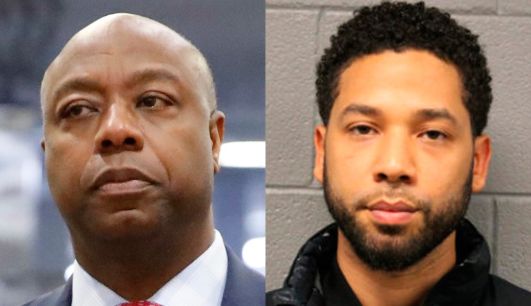 Tim Scott and Jussie Smollett.