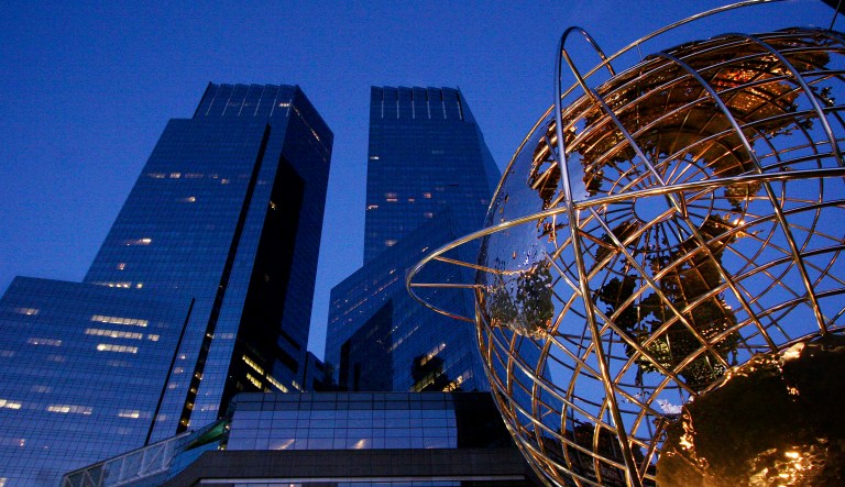 The Time Warner building is shown Wednesday, Feb. 1, 2006 in New York. The New York-based media conglomerate, whose huge array of media properties includes HBO, CNN, Warner Bros. and Time magazine, earned $1.37 billion in the last three months of 2005, up from $1.13 billion in the same period a year ago. 