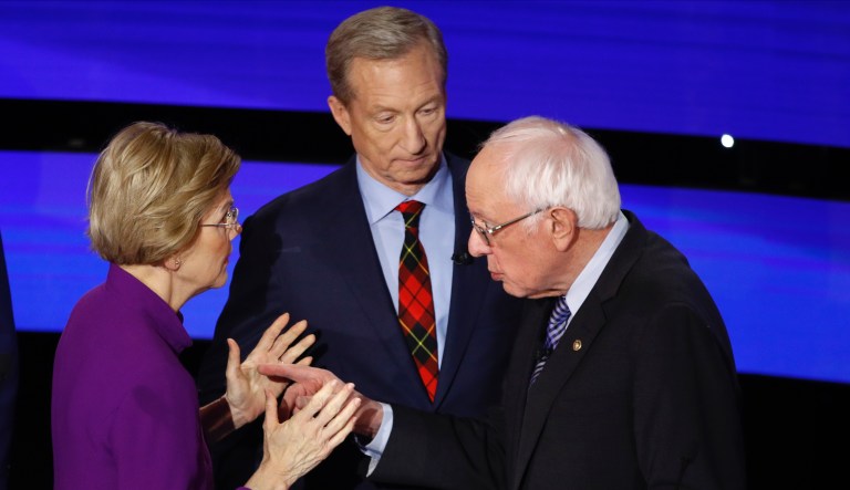 Steyer on Warren snubbing Sanders handshake: ‘You could see it’s an awkward moment’