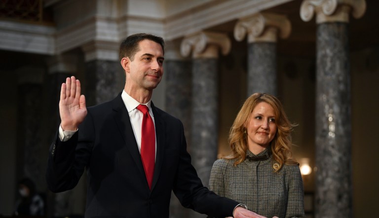 Tom Cotton breaks with 2024 rivals by defying Trump on electoral counting
