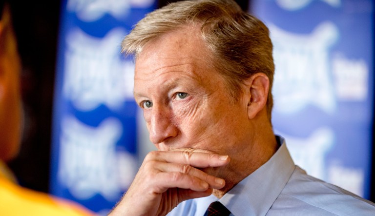 Tom Steyer campaign eyes throwing Iowa support to rivals, with Warren and Biden most vulnerable