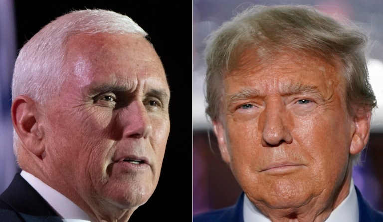 Pence none the politically richer for Trump straddle