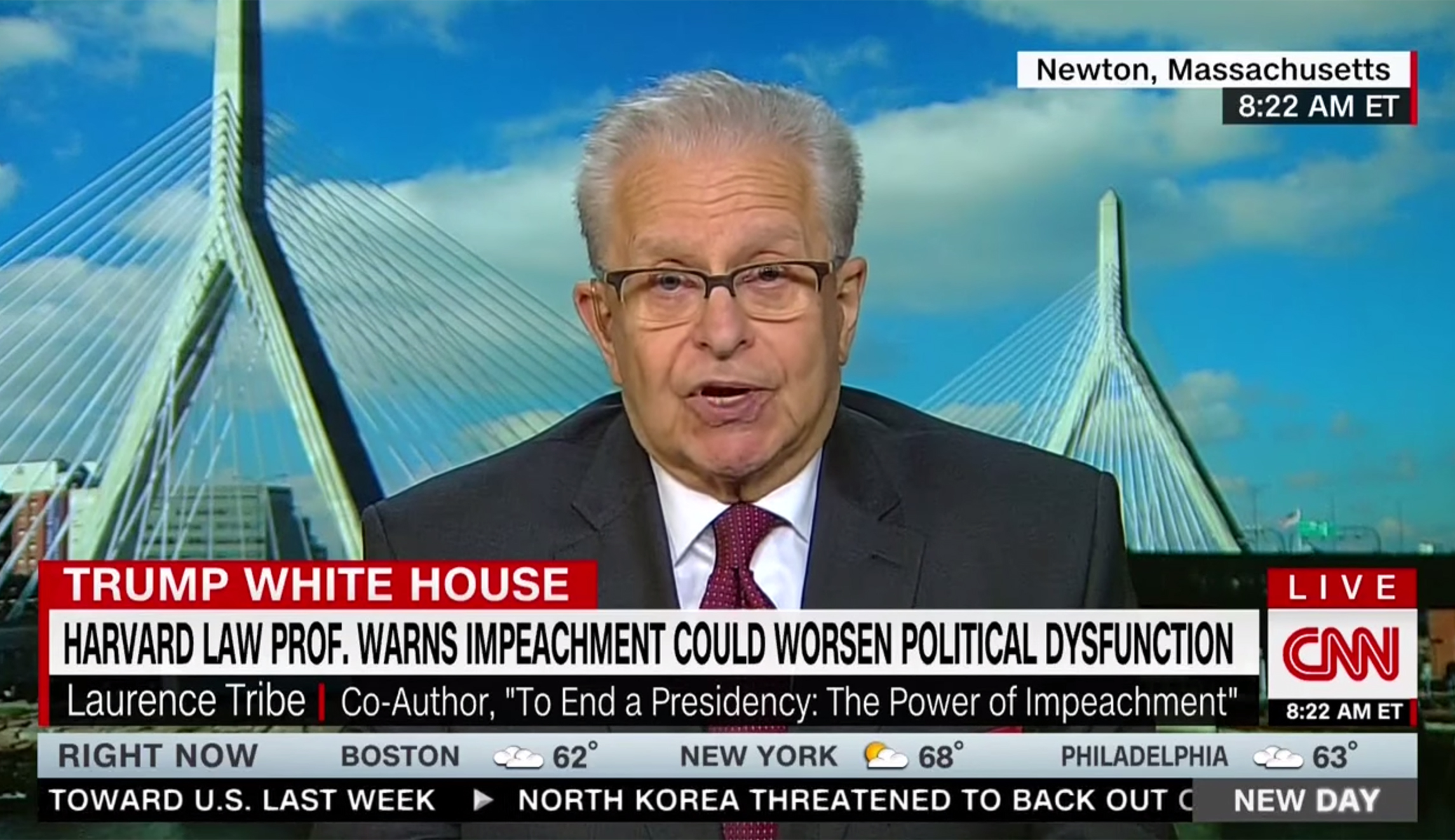 Harvard Law professor Laurence Tribe tells Democrats ‘to shoot to kill’ in impeaching Trump