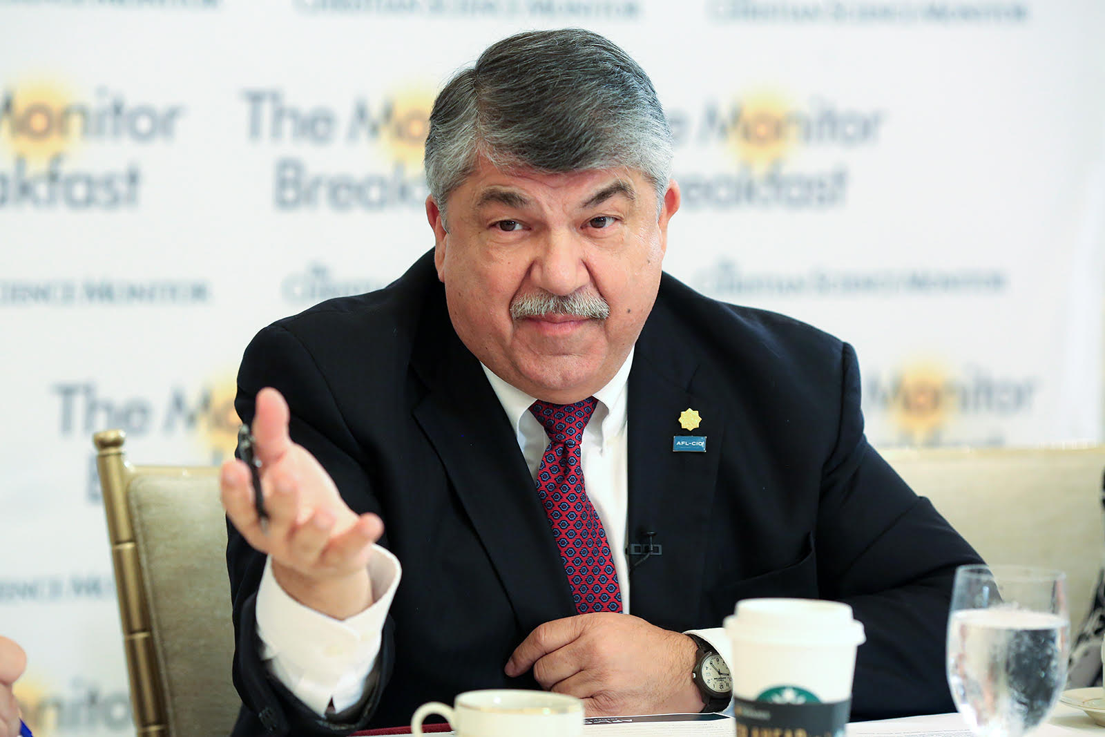 Buzz: Trumka proudest of 50-year pin, Reagan library chief moving on, Miller rallies GOP youth to fight