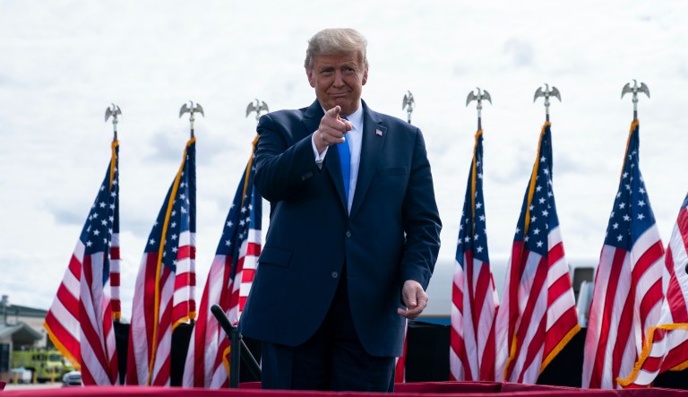 Trump reelection bid hits third COVID-19 surge