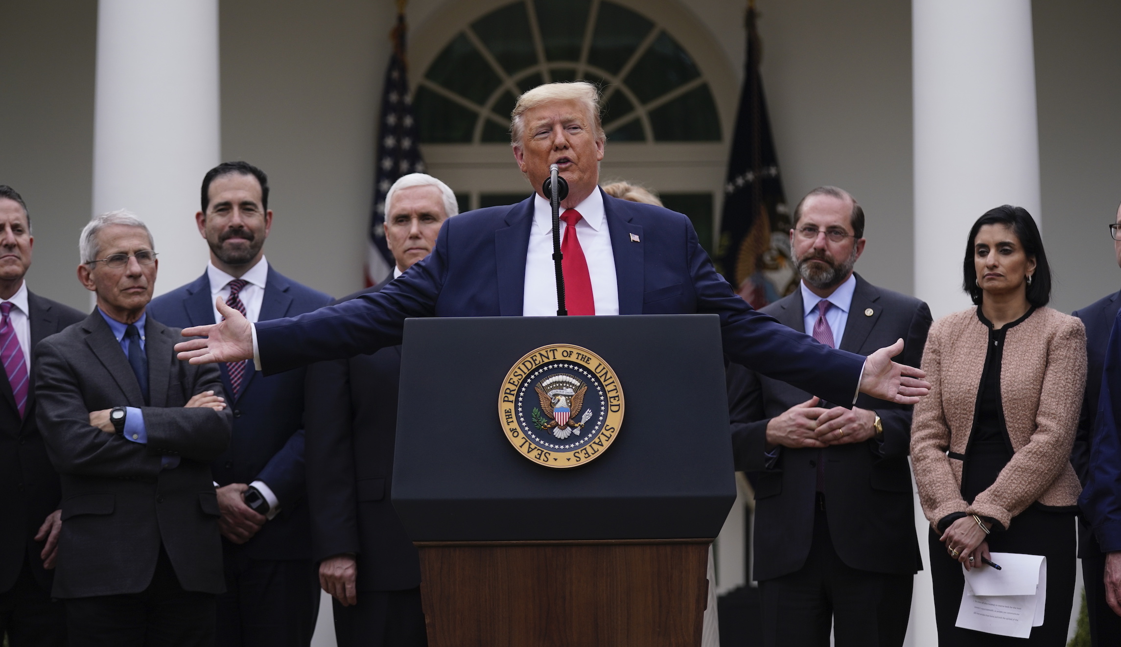 ‘A nasty question’: Trump pressed on dismantling of White House pandemic response team