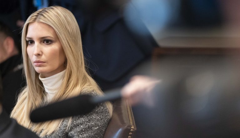 Ivanka Trump, daughter and assistant to President Trump, listens during a meeting at the White House in Washington, D.C., on Friday, Feb. 1, 2019.