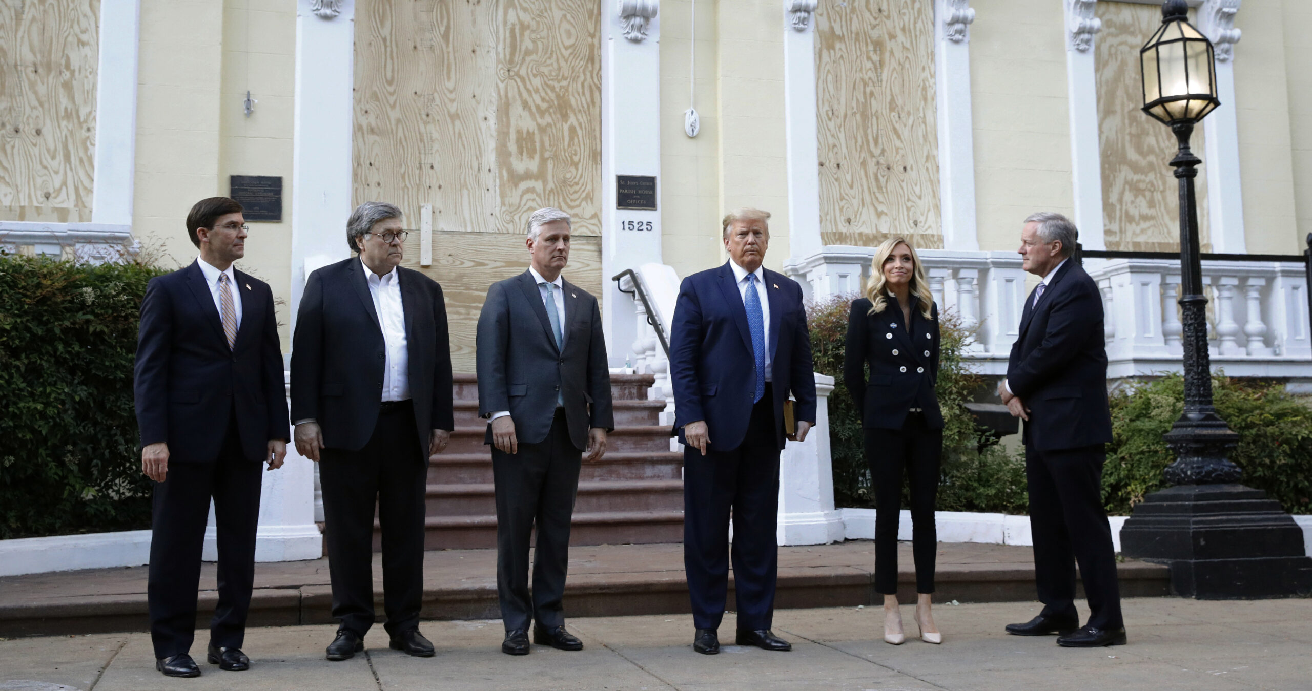 ‘Not peaceful protesters’: Barr defends police actions at Lafayette Park by pointing to last weekend’s violence