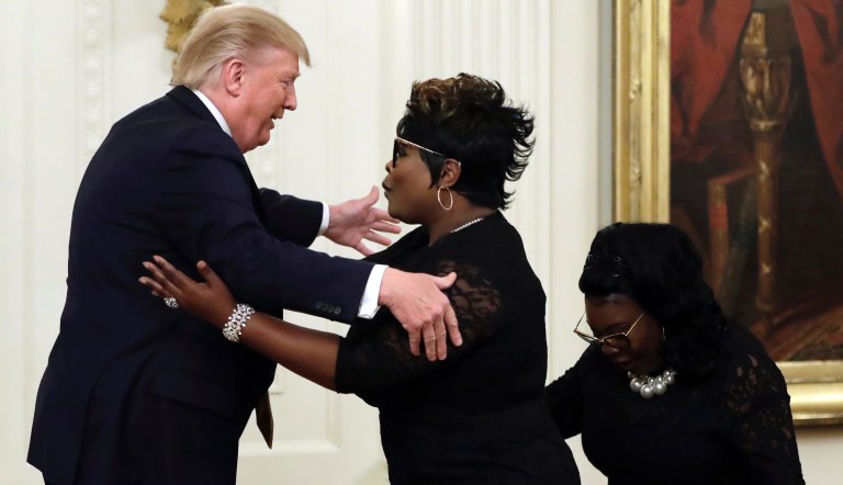 President Donald Trump speaks during the "Presidential Social Media Summit" in the East Room of the White House, Thursday, July 11, 2019, in Washington.