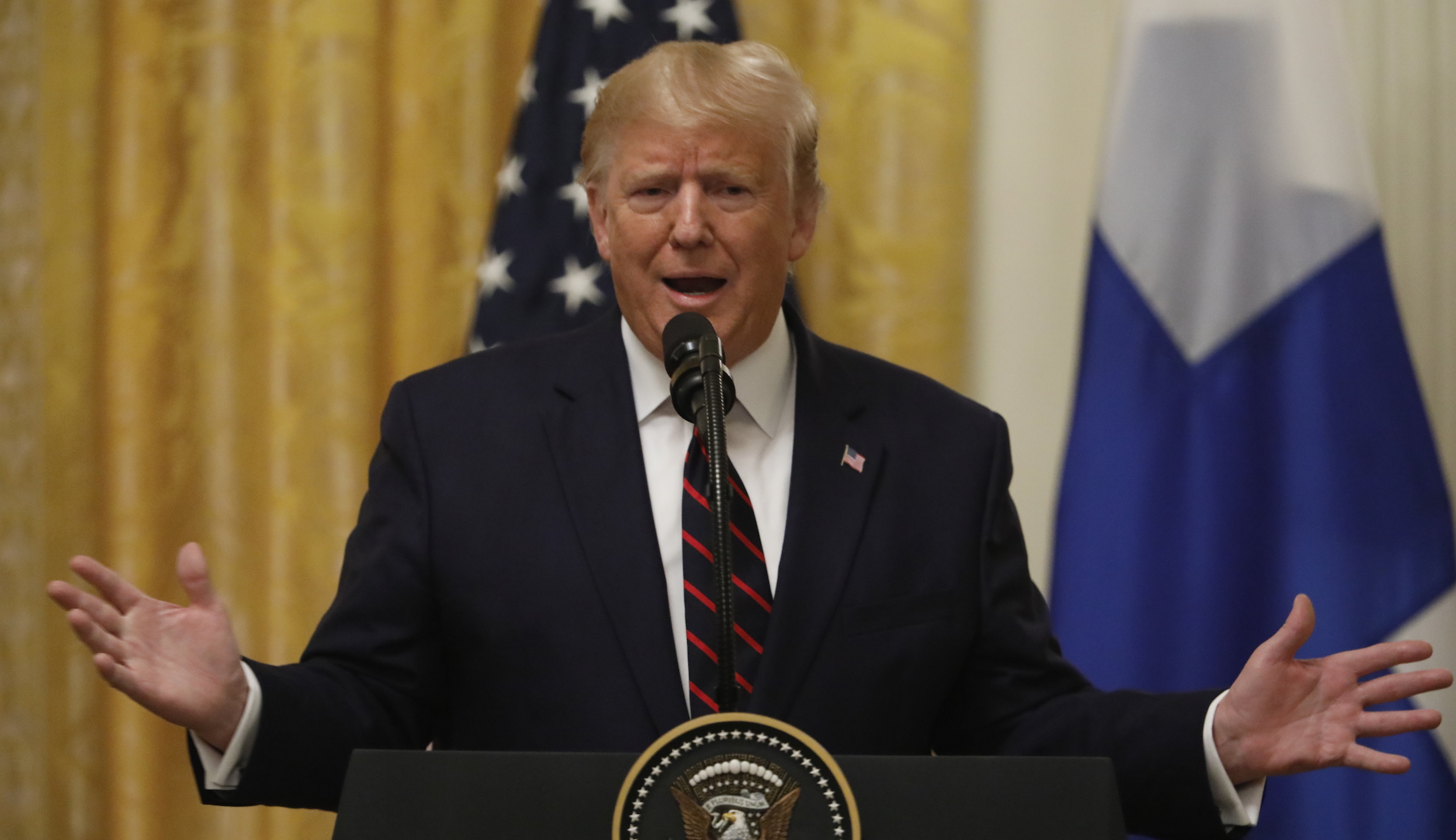 ‘You’re corrupt’: Trump blasts media as he scolds reporter during raucous press conference