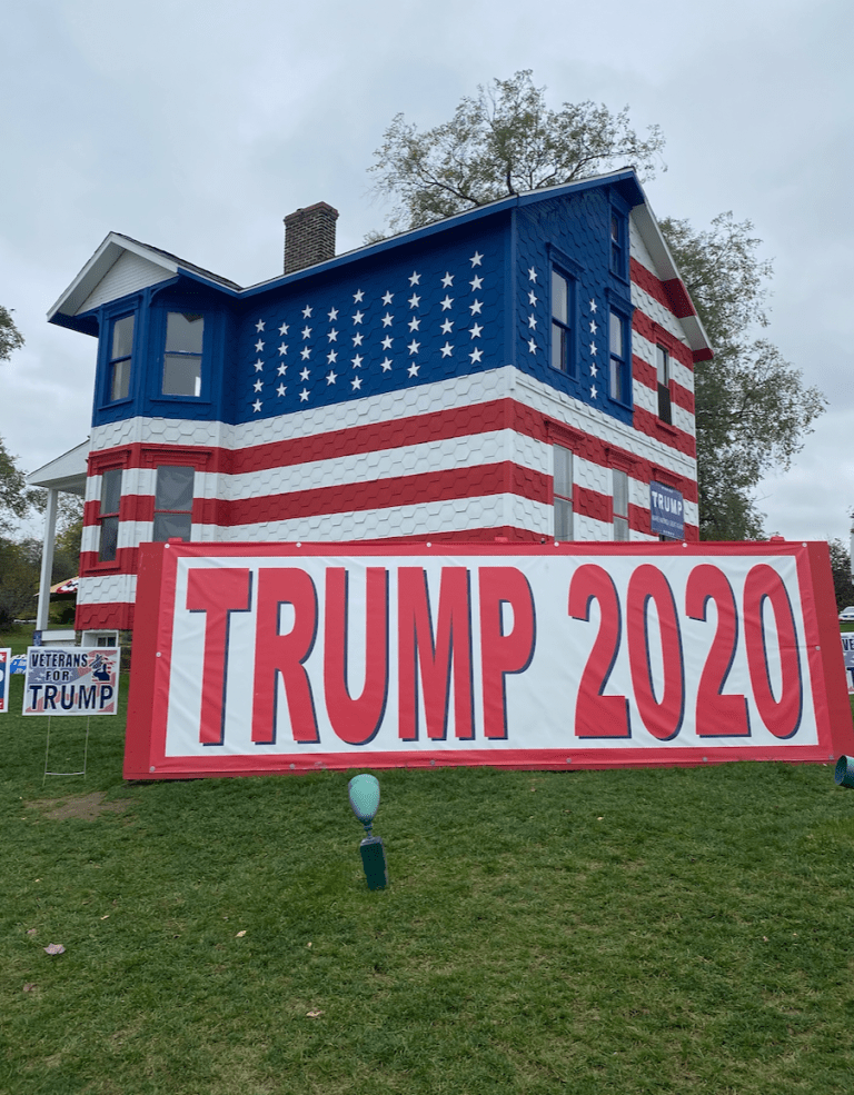 Trump House: Pennsylvania woman gives Trump fans sense of belonging and hope of victory