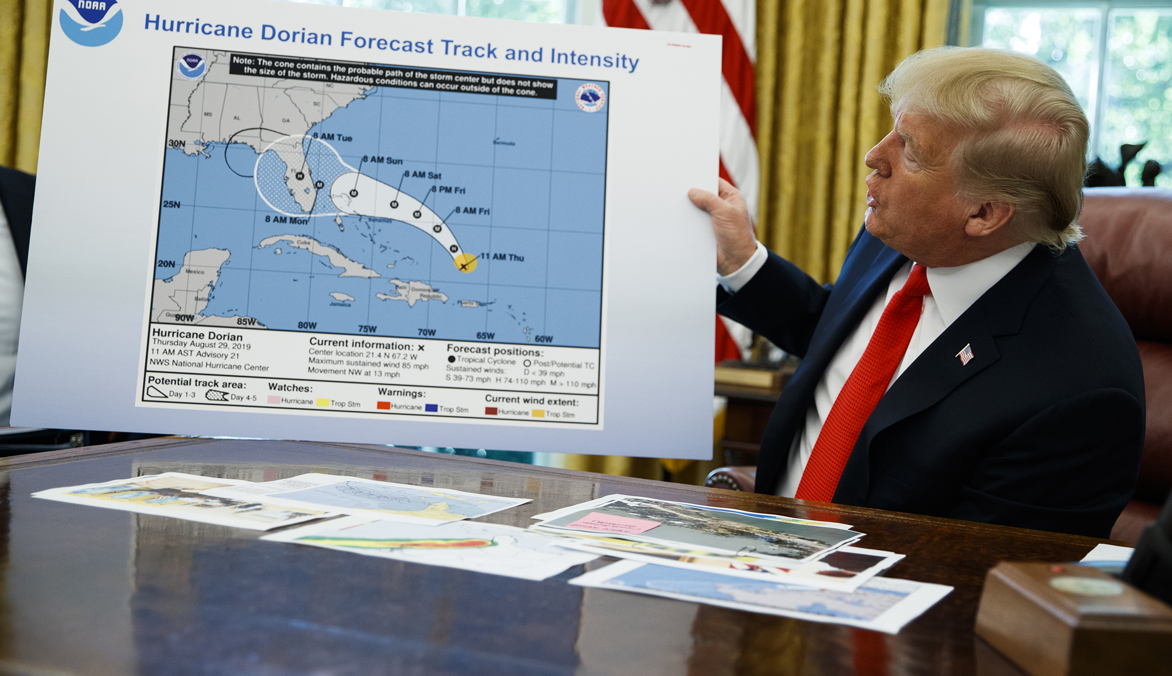 NOAA chief: No one getting fired over Dorian forecast controversy
