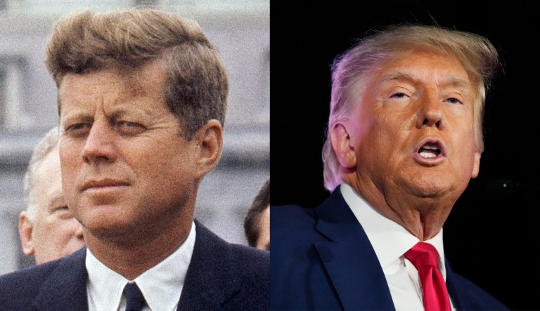 JFK and Trump Gallup poll