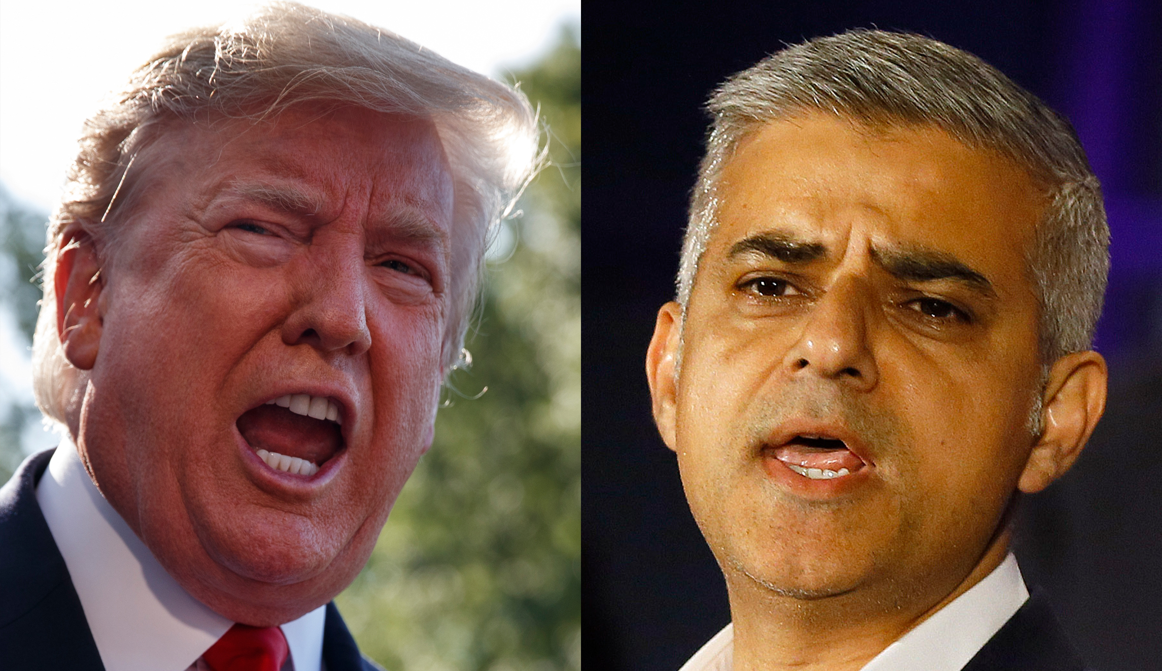 Trump denounces ‘stone cold loser’ London mayor as he arrives in Britain for state visit