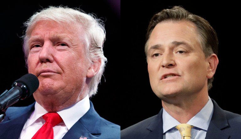 Donald Trump and Luke Messer.