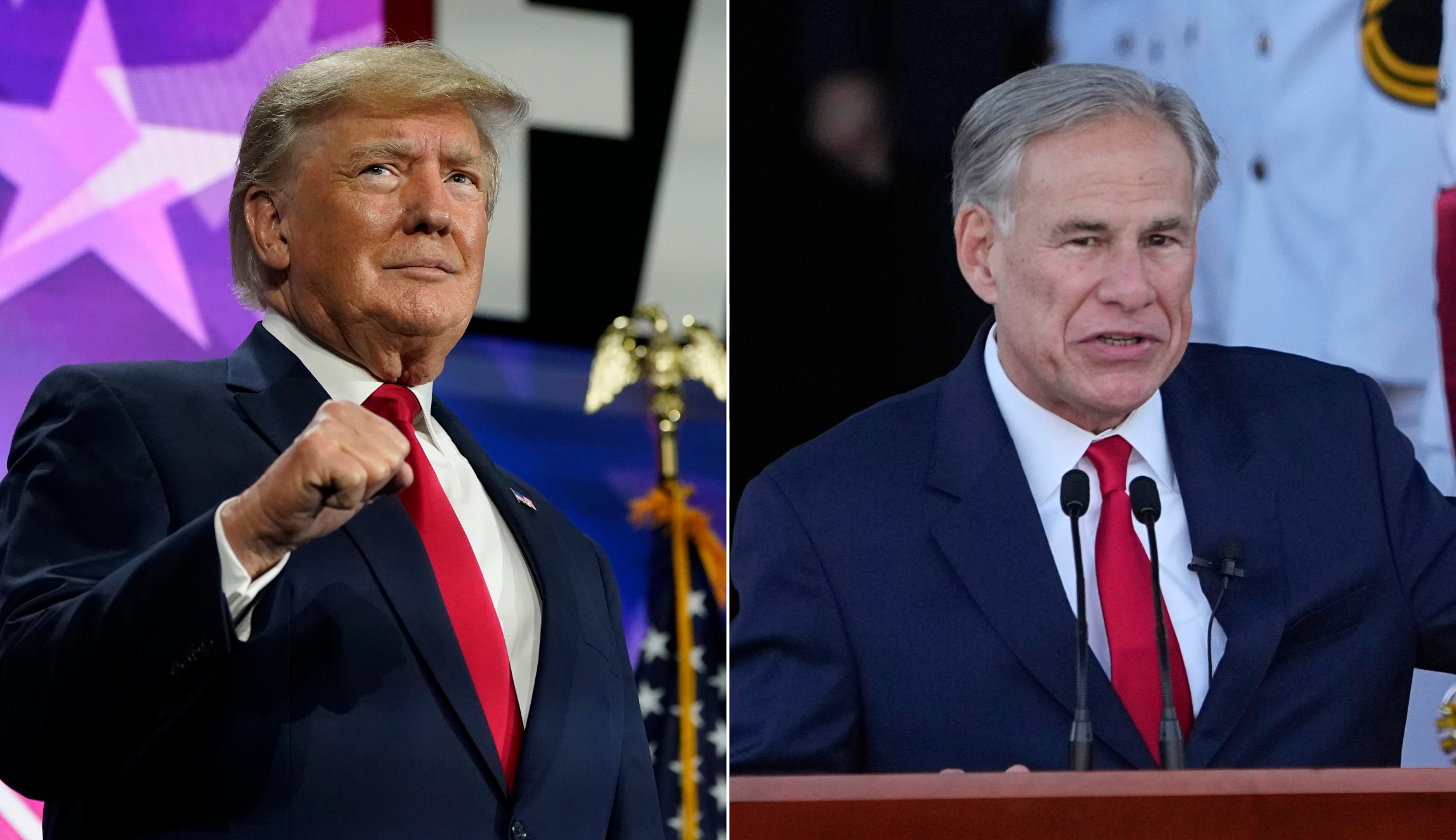 Gov. Greg Abbott endorses Donald Trump for president