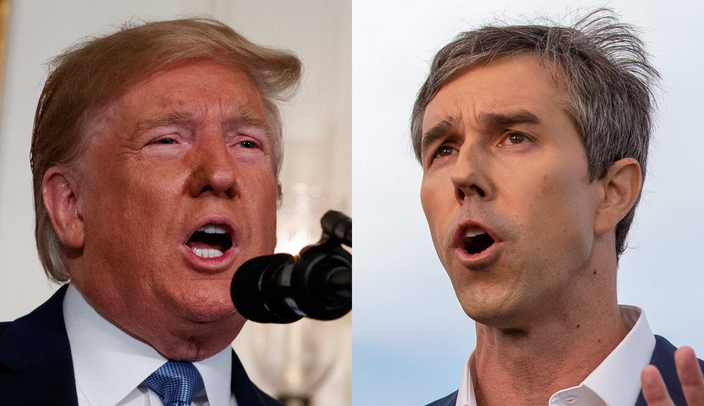 From 2 different stages, a frightening display of our political future