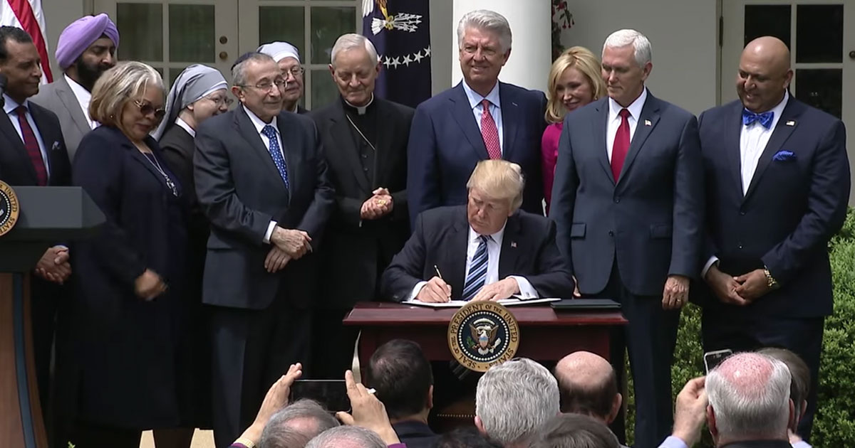 Report: Trump ends Obama’s ‘war’ on religious liberty, helping millions