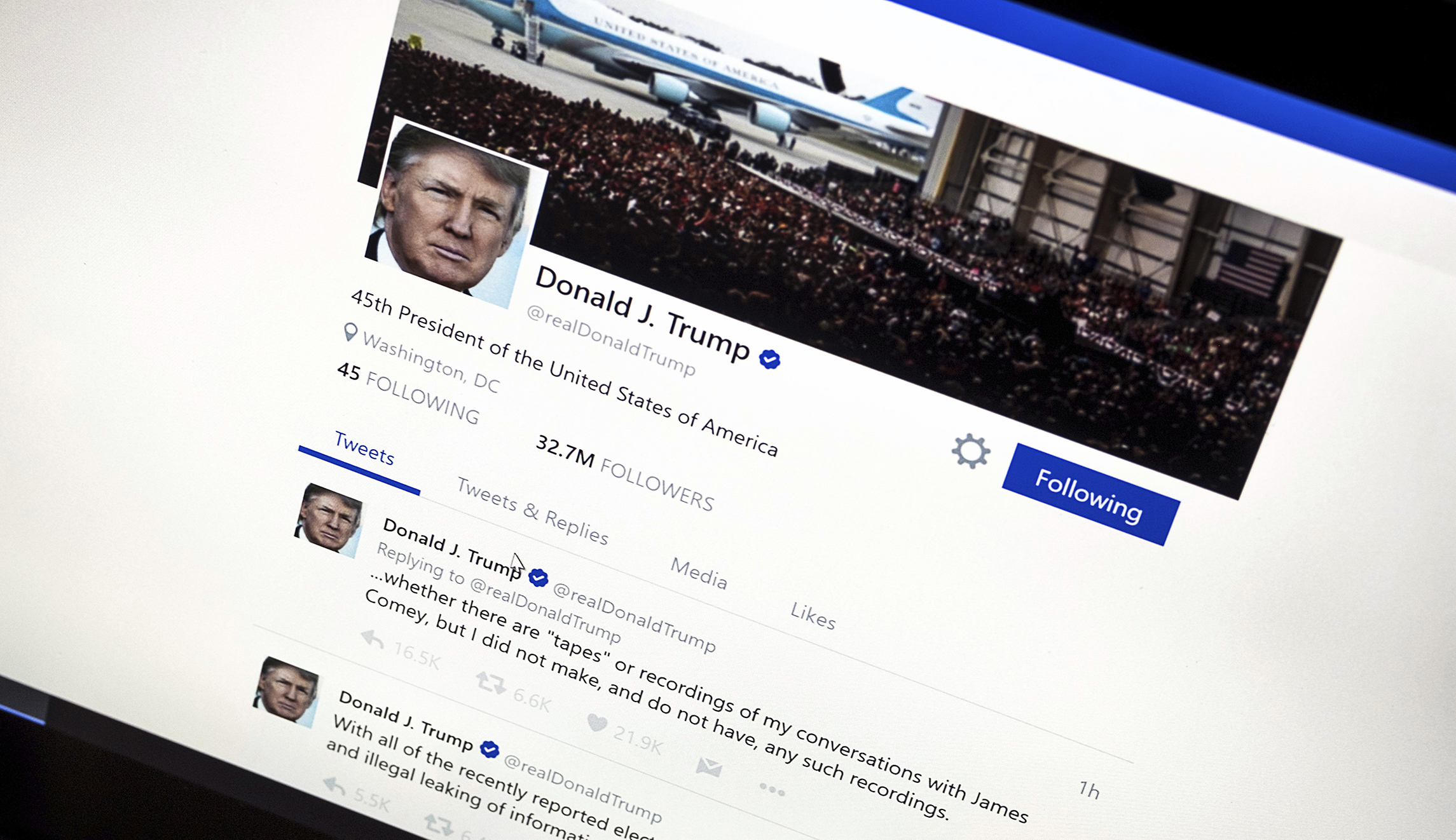 Trump says social media is more important and powerful than the ‘fake news media’