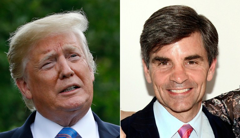 Donald Trump, George Stephanopoulos.