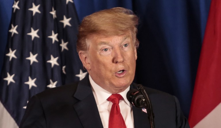 U.S. president Donald Trump speaks during a news conference ahead of the signing of the United States-Mexico-Canada Agreement (USMCA) at the G-20 Leaders' Summit in Buenos Aires, Argentina, on Friday, Nov. 30, 2018. The U.S., Canada and Mexico are set to sign their new trade deal Friday following a year of intense negotiations to revamp the continent's free trade zone - after President Trump threats to kill it.
