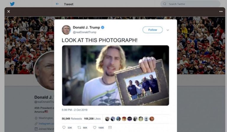 Trump Tweet Nickelback