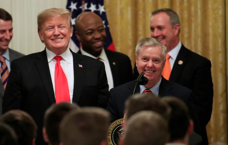 Trump OK with DOJ releasing Mueller report without White House seeing it, Lindsey Graham says