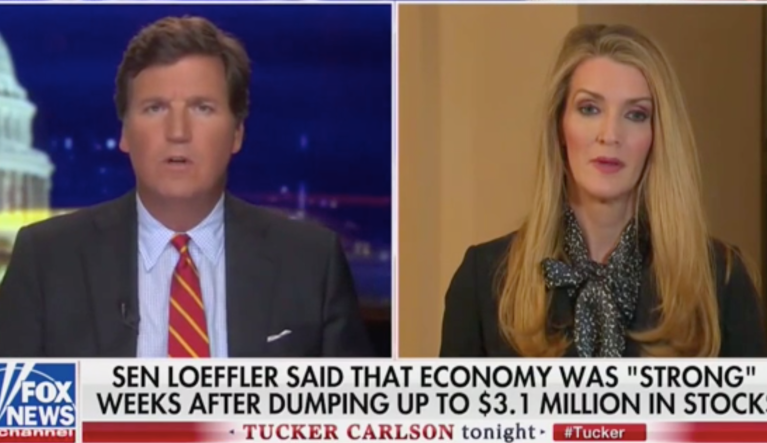 ‘I’m a political outsider’: Kelly Loeffler deflects accusations of insider trading