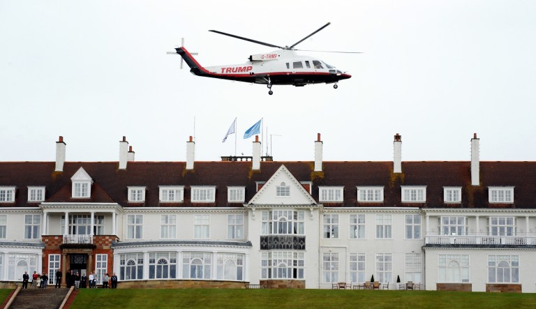Air Force insists crew’s stay at Trump Scotland resort was ‘not unusual’