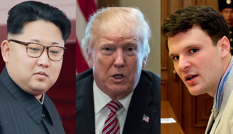 Kim Jong Un Otto Warmbier Donald Trump