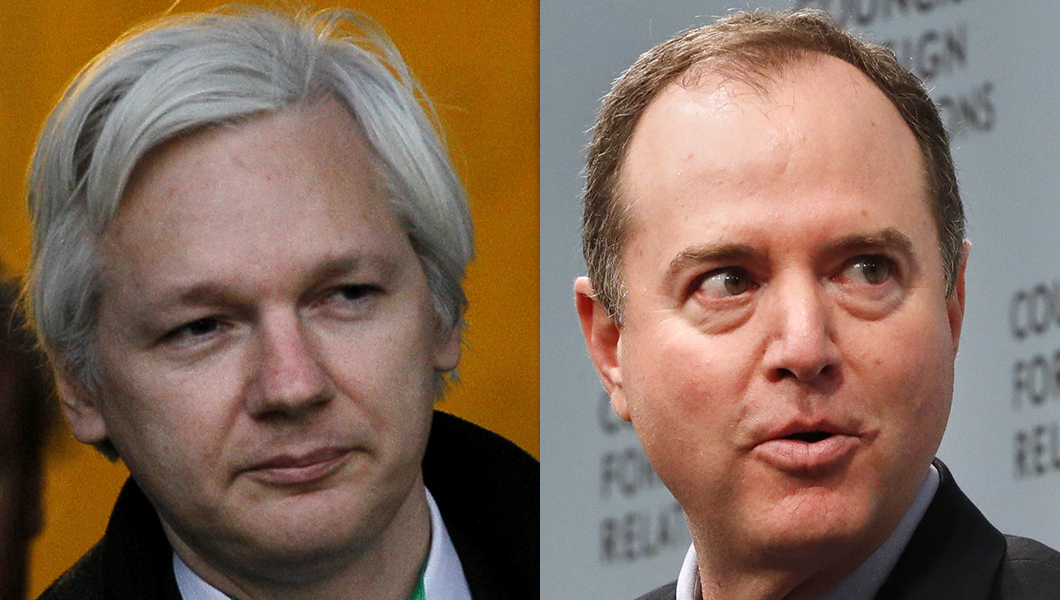 Julian Assange seeks audience with Adam Schiff to prove ‘there is no collusion’, says Roger Stone intermediary