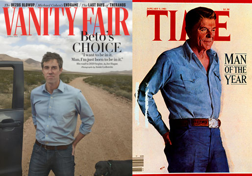 The new Reagan? Leibovitz photo of Beto O’Rourke echoes iconic portrait of GOP president