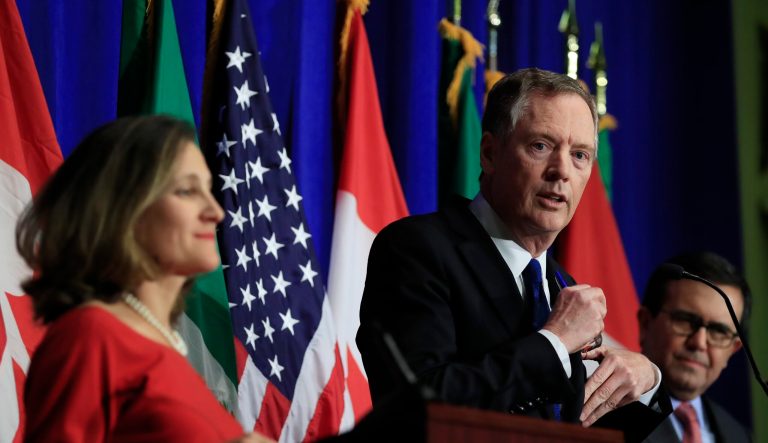 No breakthrough yet in NAFTA talks, US trade rep says