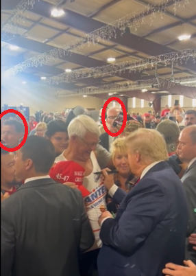 Secret Service rope line rear