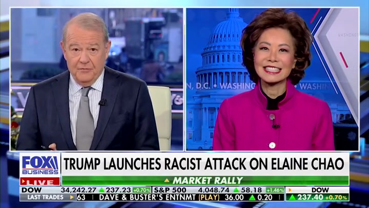 WATCH: Elaine Chao dismisses Trump attack, ‘don’t make a point of responding’