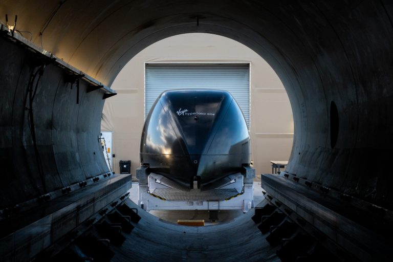 After first manned test ride, Virgin Hyperloop co-founder says pod transport is not a pipe dream