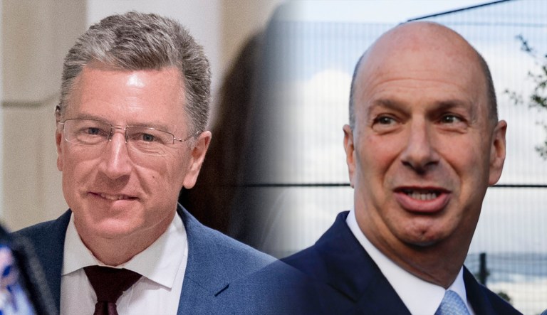 Kurt Volker and Gordon Sondland are seen.