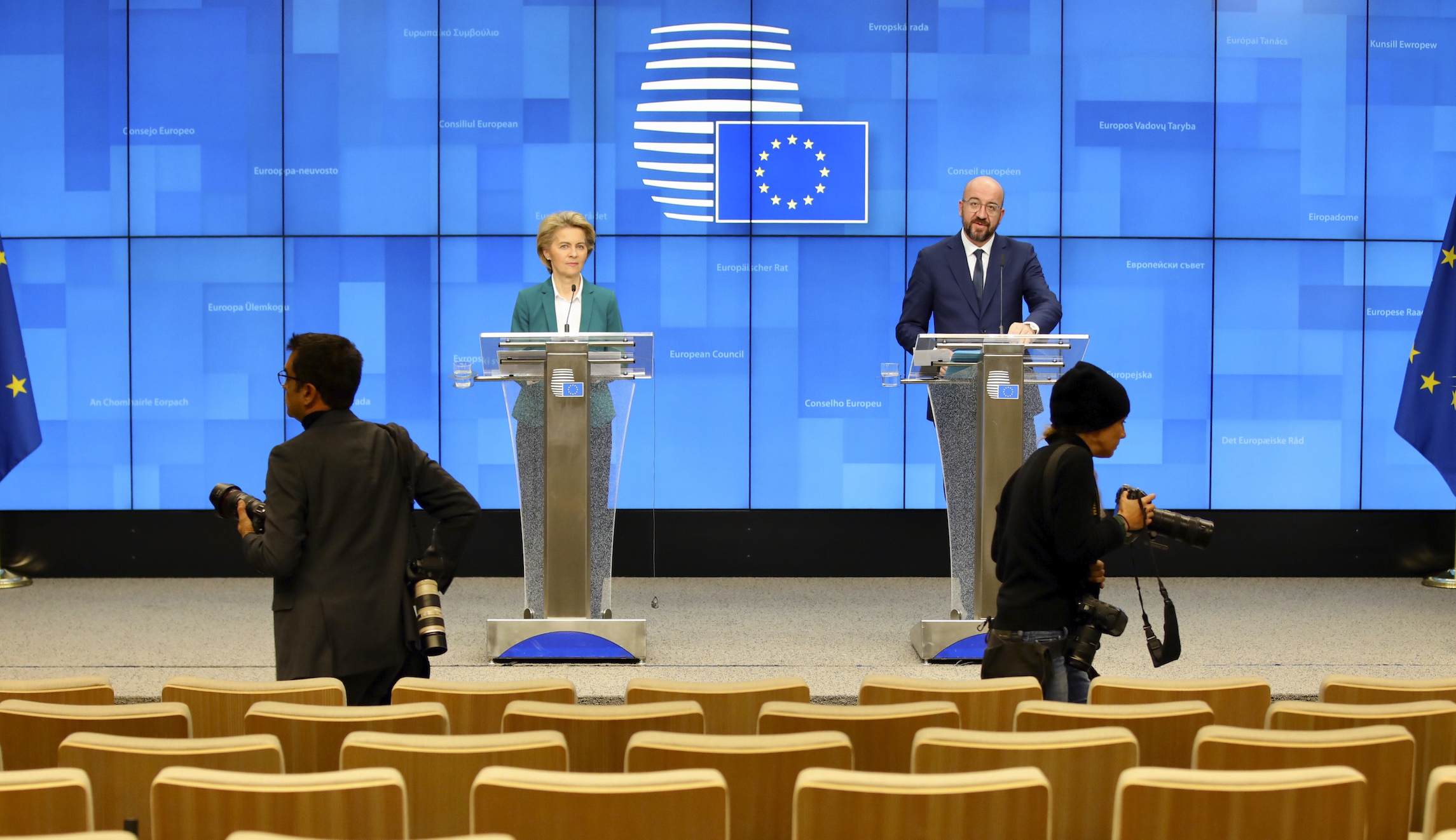 European Union chief calls for 30-day travel ban