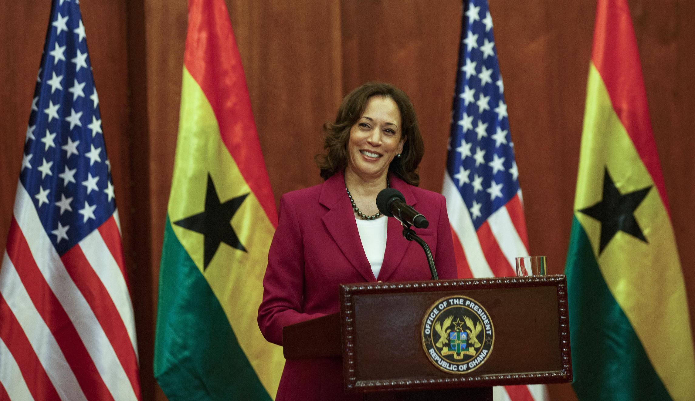 Kamala Harris in Africa amid China’s growing influence on continent