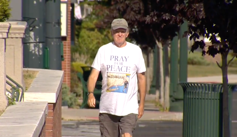 71-year-old walks from NYC to Boston