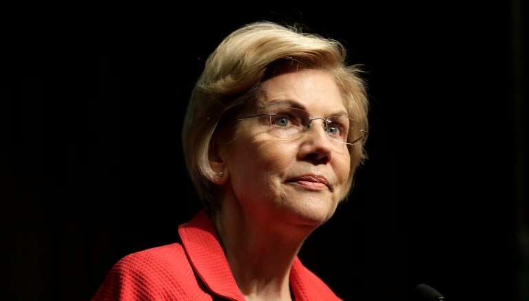 2020 Democratic presidential candidate Sen. Elizabeth Warren speaks to local residents during an organizing event, Friday, March 1, 2019, in Dubuque, Iowa.