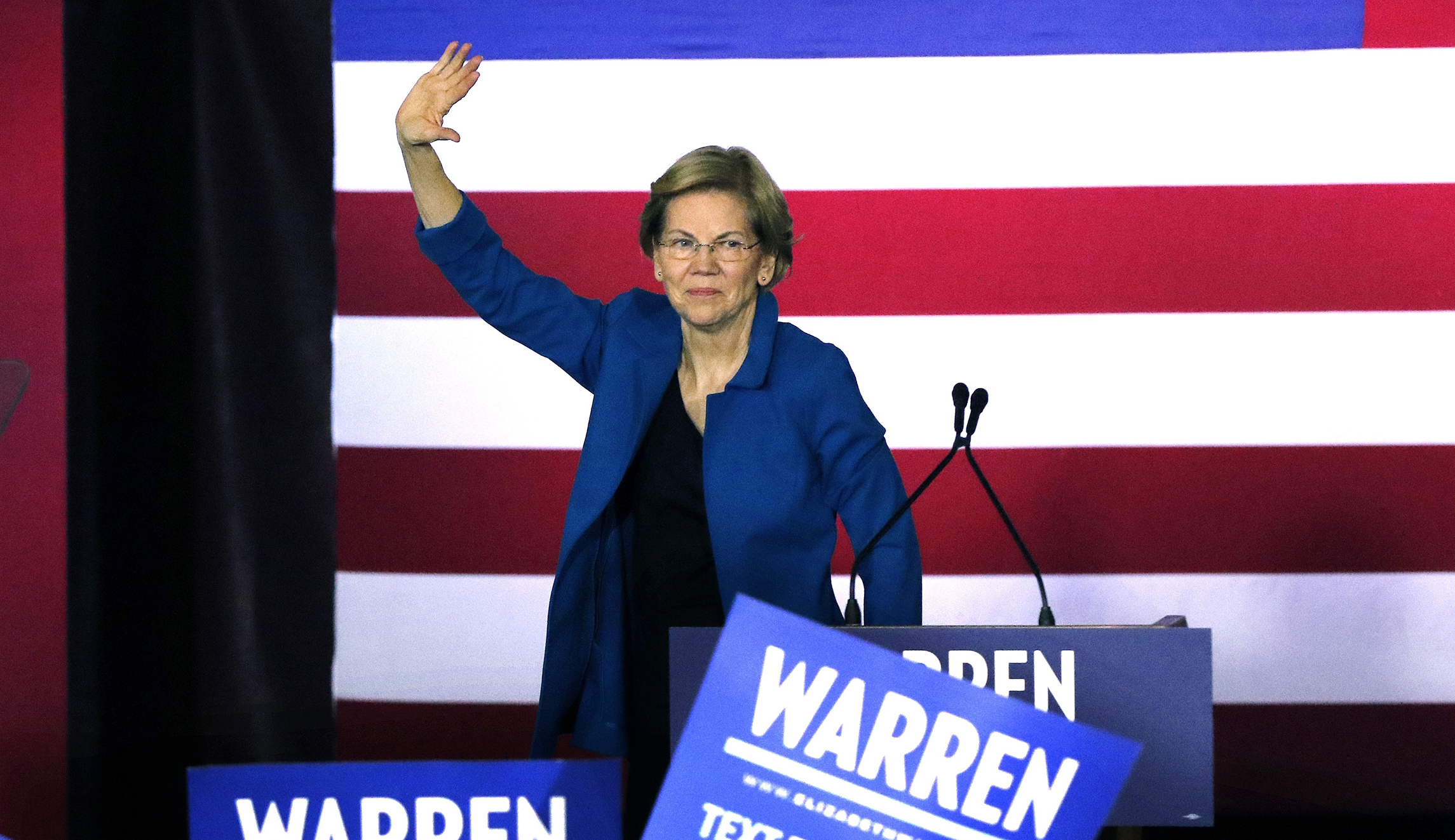 What happened to Elizabeth Warren?